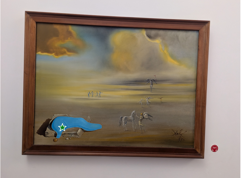 Soft Monster in Angelic Landscape